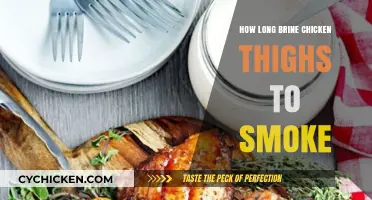 Perfectly Smoked Chicken Thighs: Brining Time and Tips Revealed