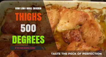 Perfectly Broiled Chicken Thighs at 500 Degrees: Timing Tips
