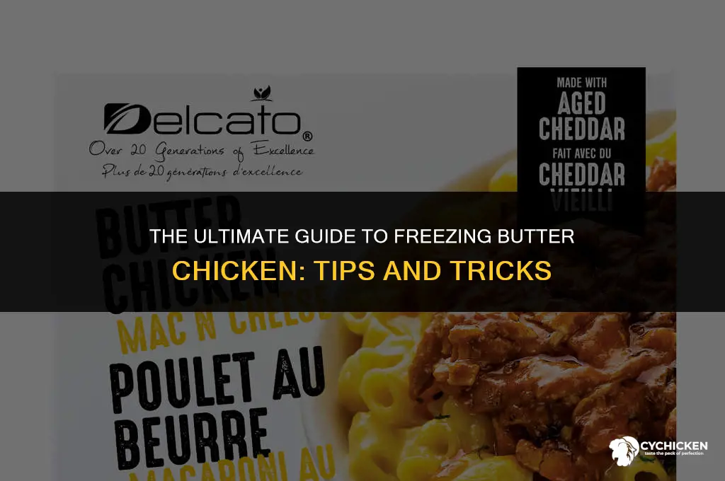 how long can butter chicken be frozen