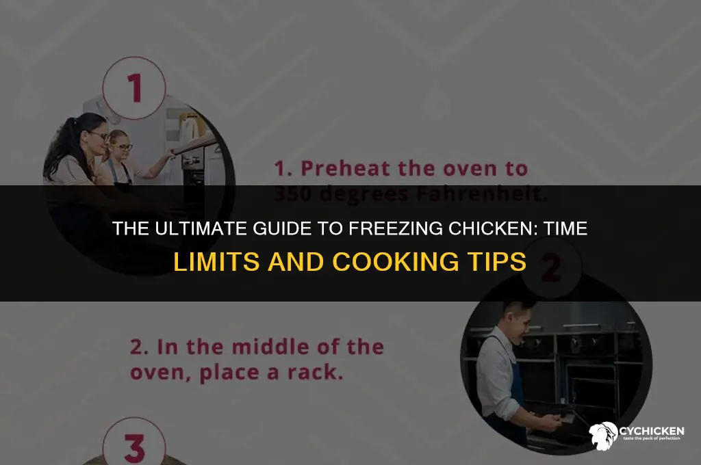 how long can chicken be frozen before cooking