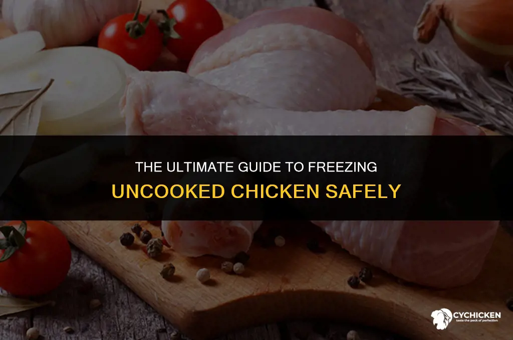 how long can chicken be frozen uncooked