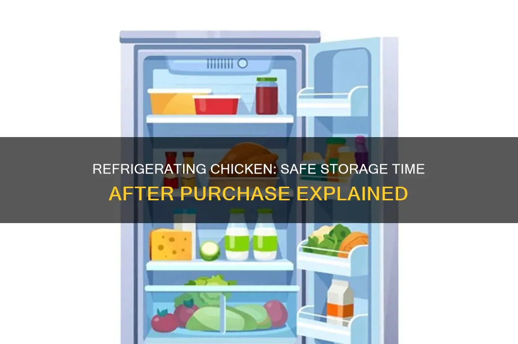 how long can chicken be refrigerated after buying