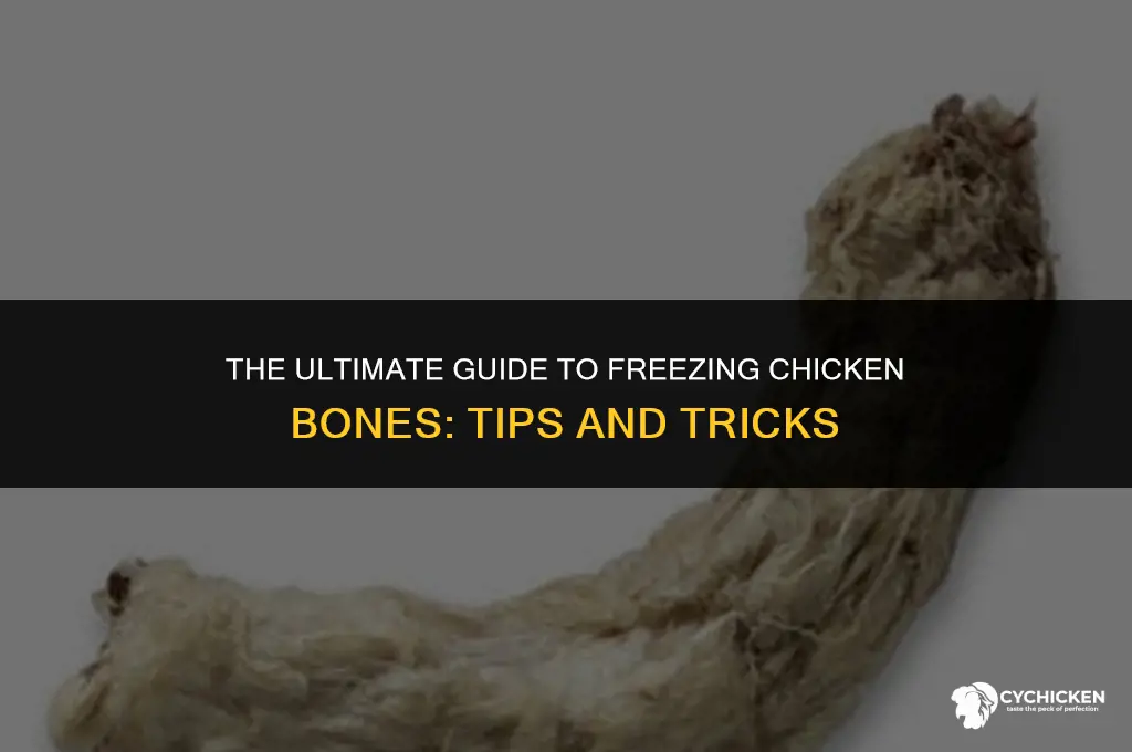 how long can chicken bones be frozen
