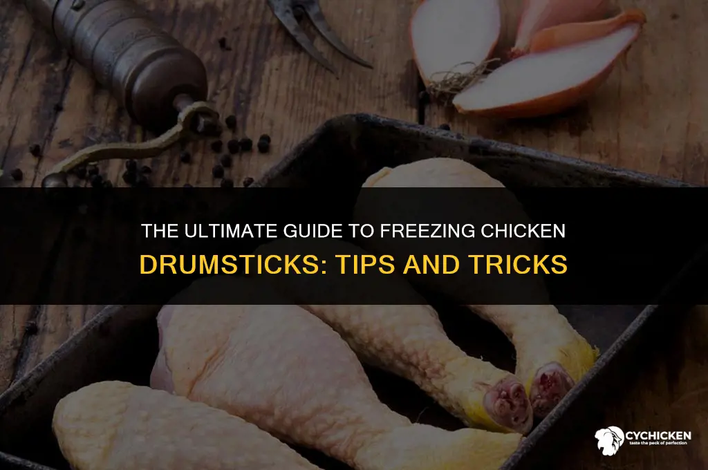 how long can chicken drumsticks be frozen