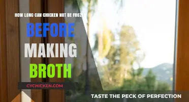 Maximizing Freshness: The Optimal Window for Chicken Broth Preparation