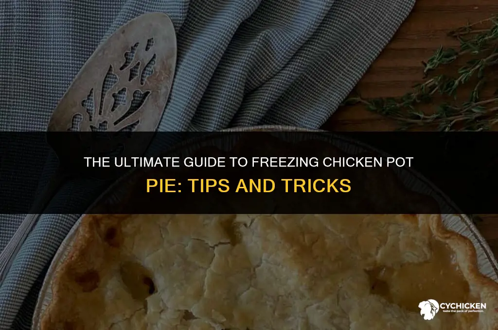 how long can chicken pot pie be frozen
