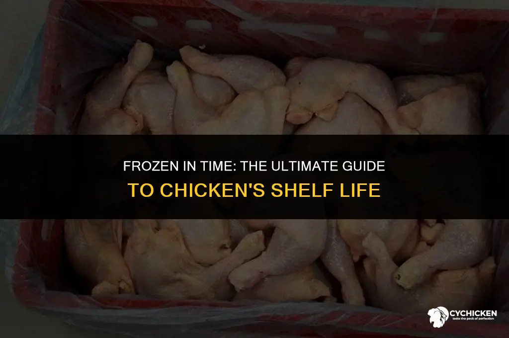 how long can chicken stay fresh while frozen