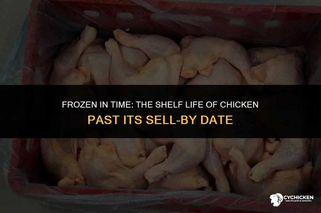 how long can chicken stay frozen after sell by date