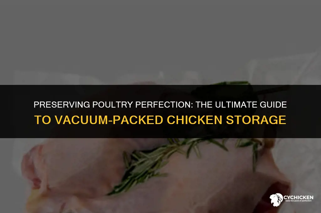 how long can chicken stay frozen if its vacum packed