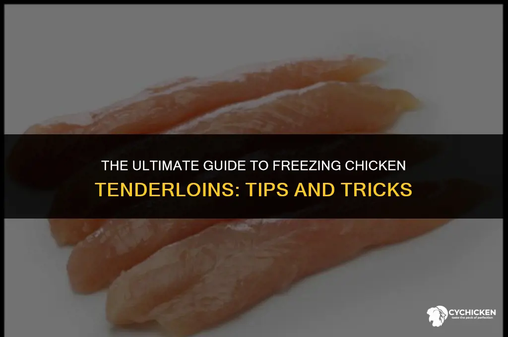 how long can chicken tenderloins be frozen