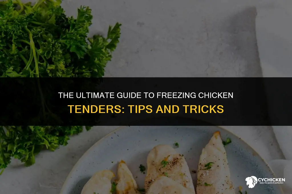 how long can chicken tenders be frozen