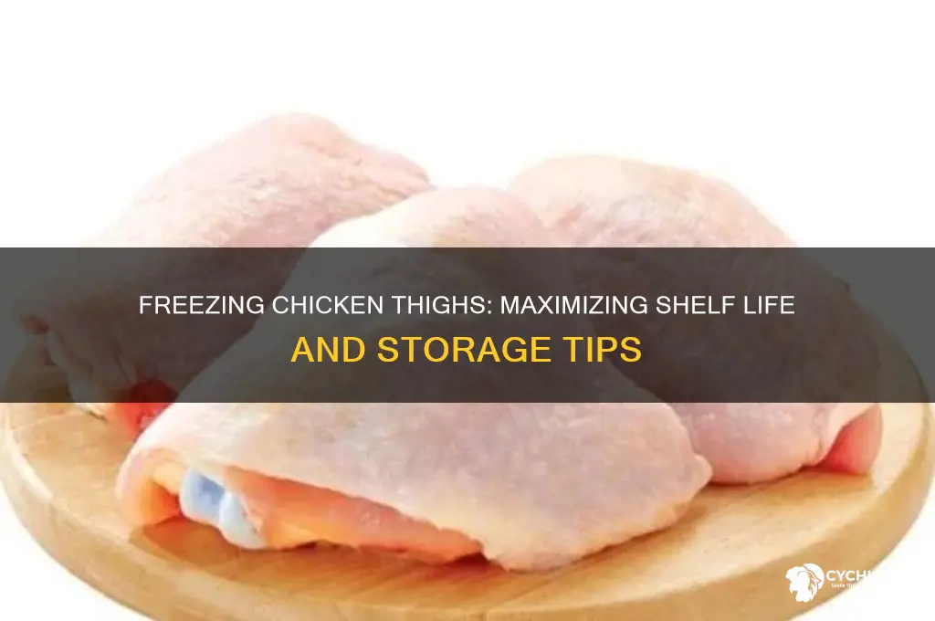 how long can chicken thighs last in the freezer