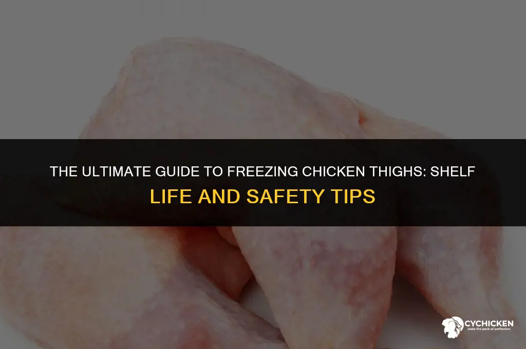 how long can frozen chicken thighs stay in the freezer