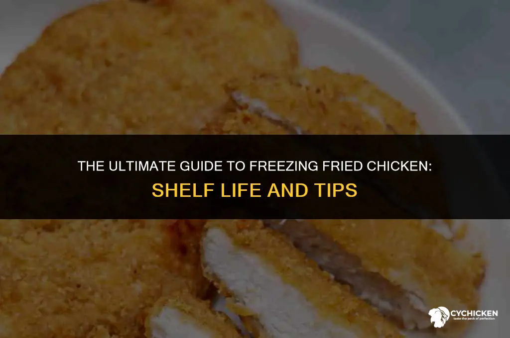 how long can frozen fried chicken in the freezer last