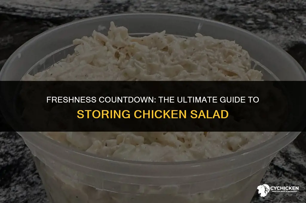 how long can i keep chicken salad in the fridge