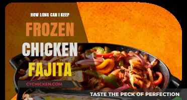 Savoring Frozen Chicken Fajitas: A Guide to Optimal Storage