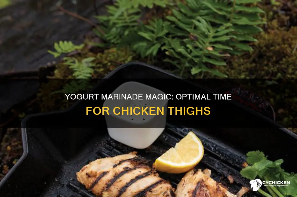how long can i leave chicken thighs in yogurt marinade