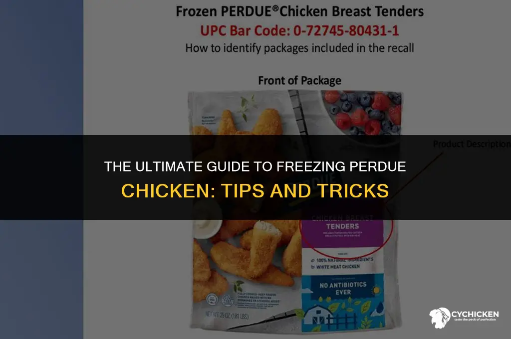 how long can perdue chicken be frozen