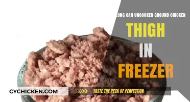 Freezing Ground Chicken Thighs: Optimal Storage Time for Freshness
