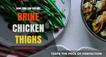 Dry Brining Chicken Thighs: Optimal Time for Juicy, Flavorful Results