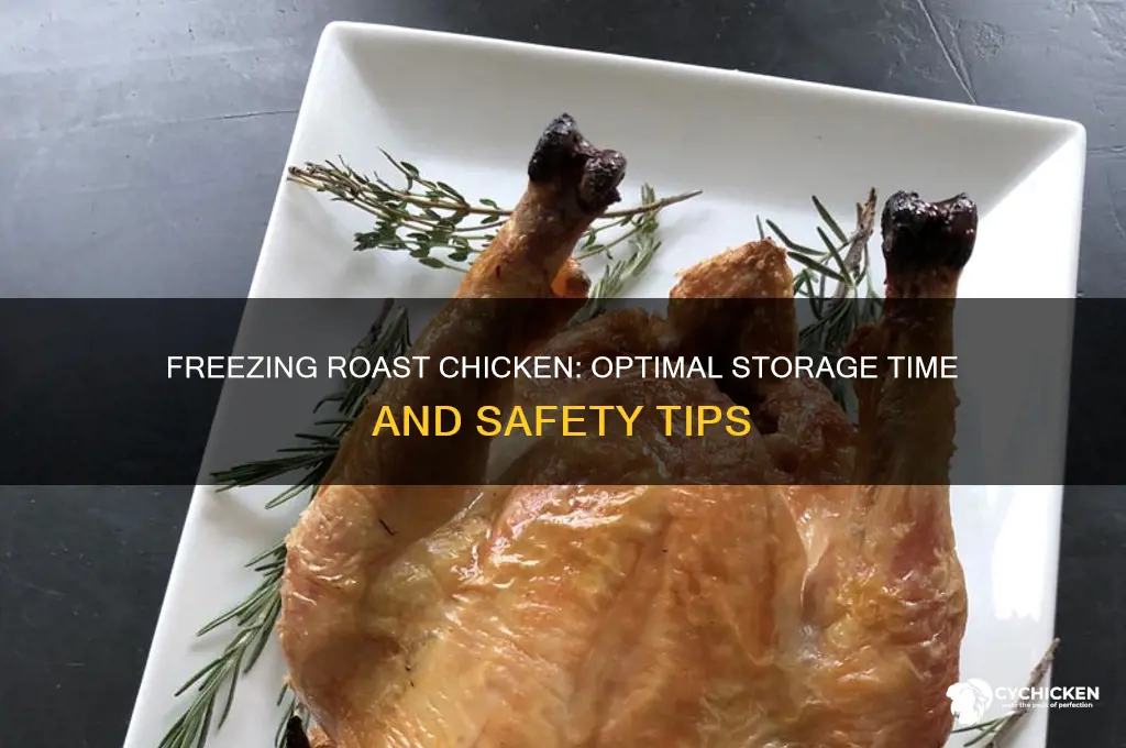how long can you freeze a roast chicken
