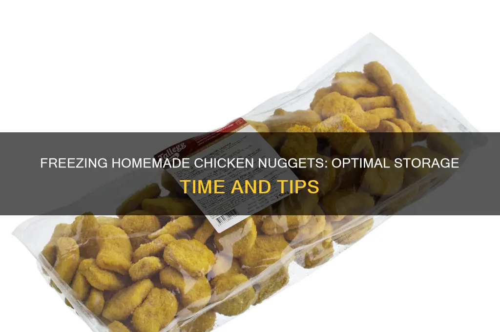 how long can you freeze homemade chicken nuggets