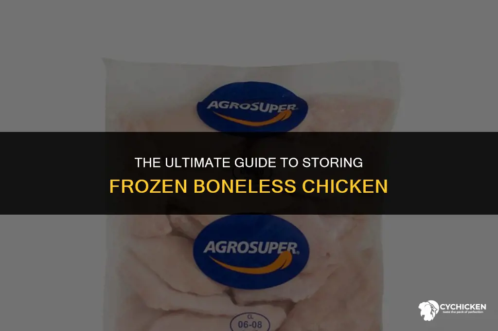 how long can you keep frozen boneless chicken