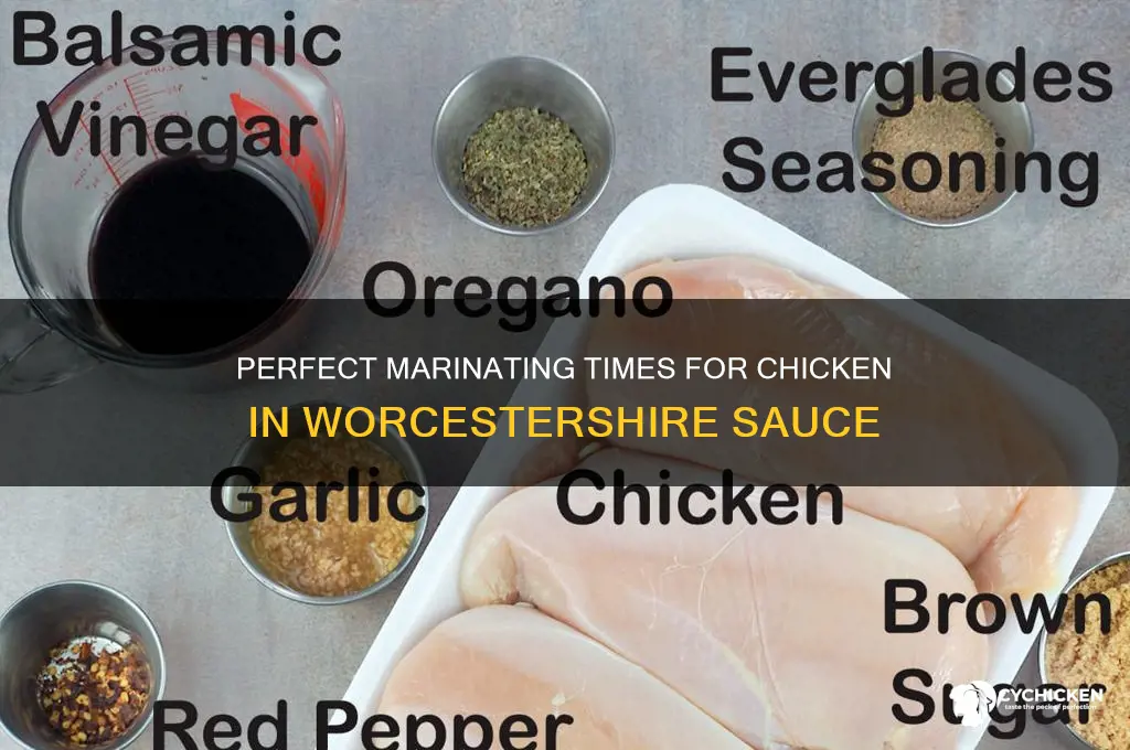 how long can you marinate chicken in worcestershire sauce