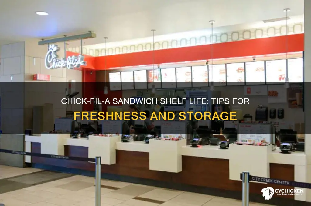 how long can you save a chick fil a sandwich