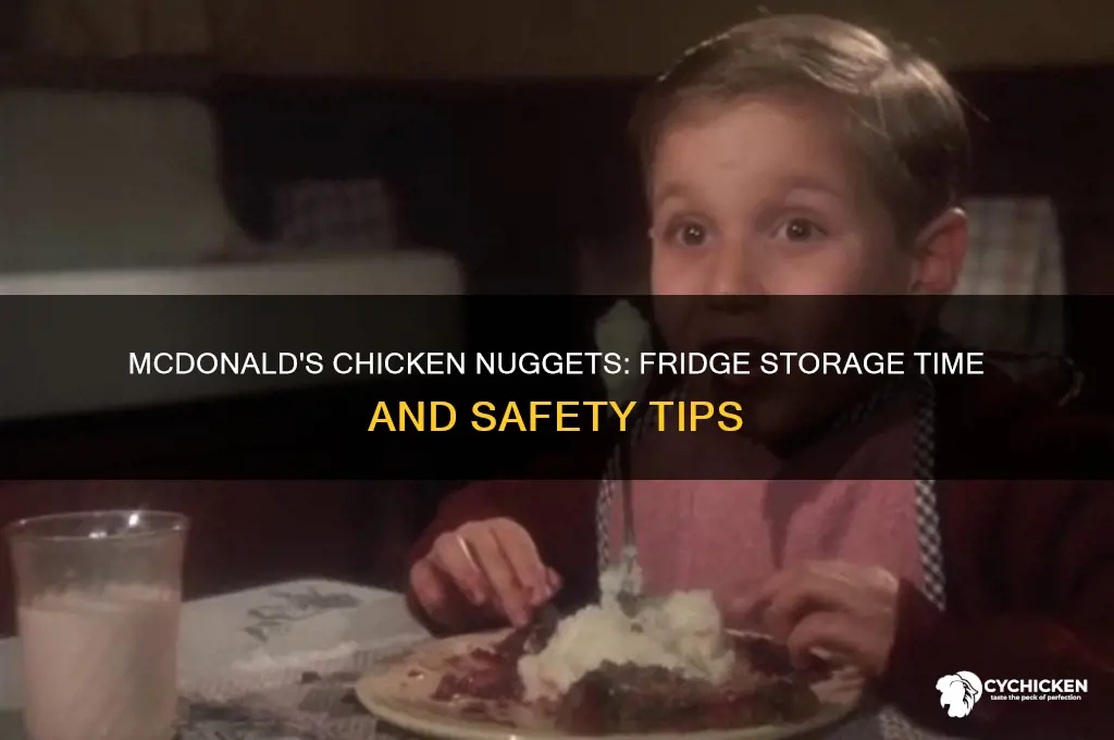 how long chicken nuggets from mcdonald