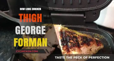Perfectly Grilled Chicken Thighs: George Foreman Cook Time Guide