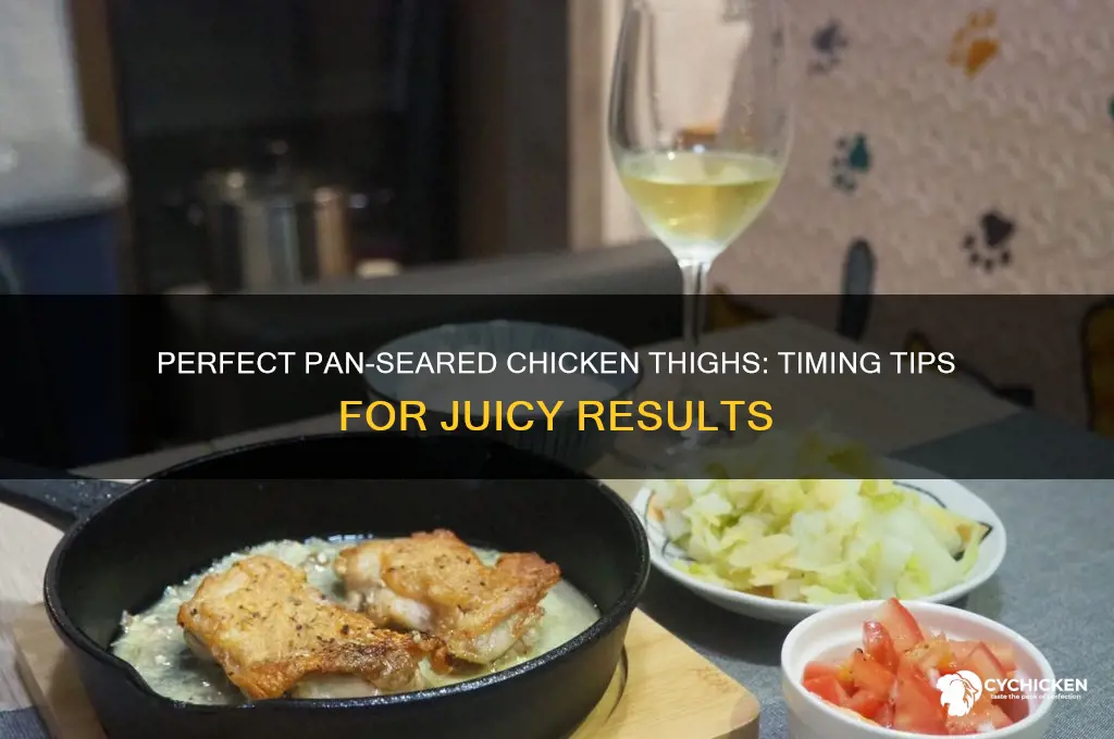 how long chicken thigh pan