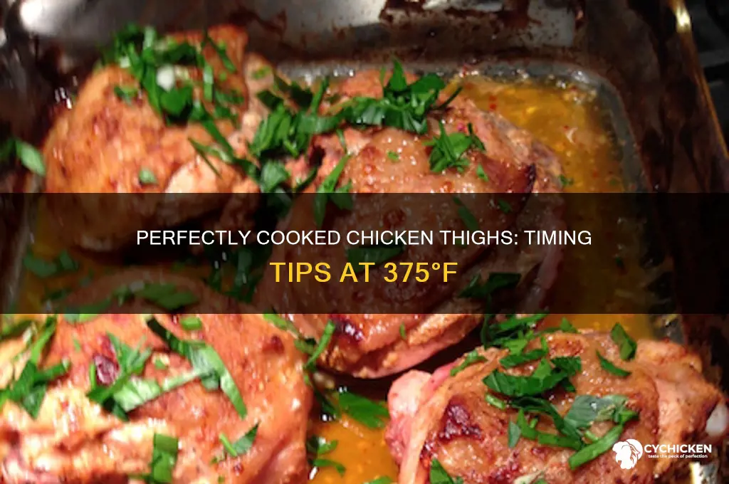 how long chicken thighs at 375