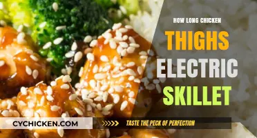 Perfectly Cooked Chicken Thighs in an Electric Skillet: Timing Tips