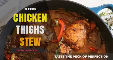 Perfectly Tender Chicken Thigh Stew: Cooking Time and Tips