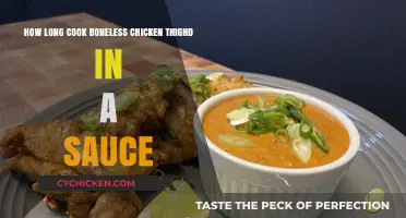 Perfectly Cooked Boneless Chicken Thighs in Sauce: Timing Tips