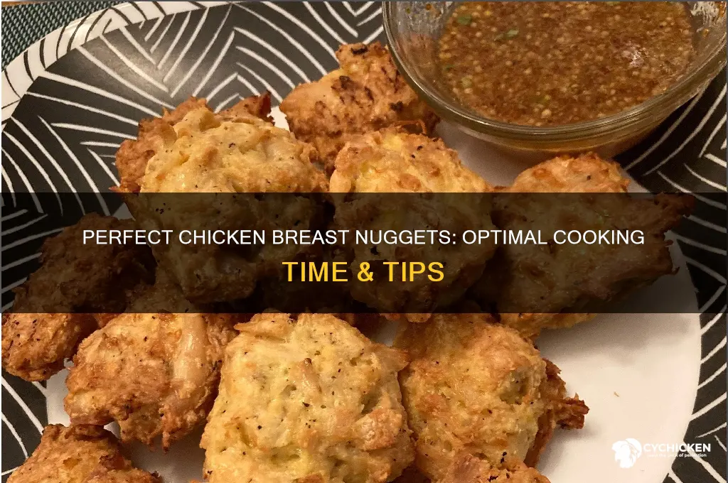 how long cook chicken breast nuggets