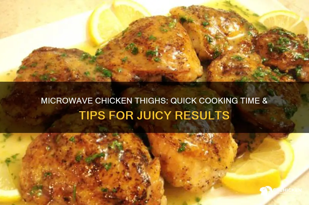 how long cook chicken thighs microwave