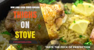 Perfectly Cooked Cubed Chicken Thighs: Stovetop Timing Guide
