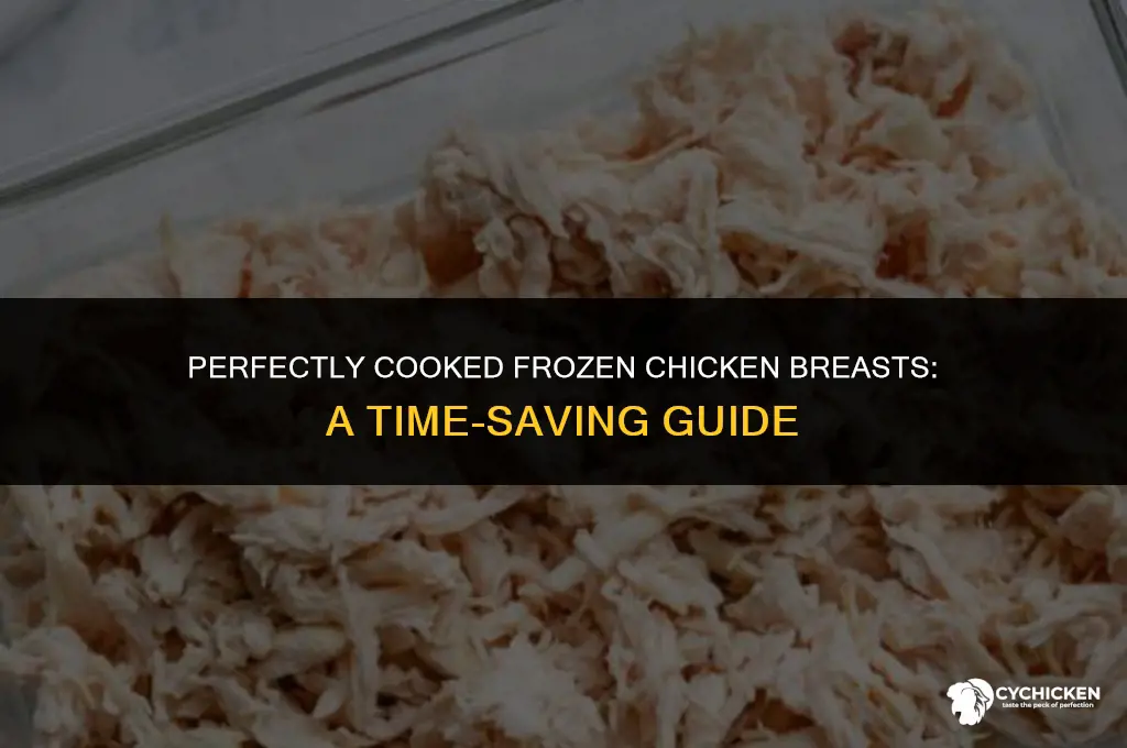 how long cook frozen chicken breasts