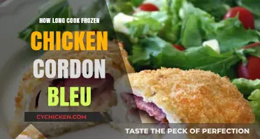 Delicious Chicken Cordon Bleu: Cooking Time for Frozen Perfection