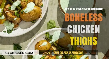Perfect Yogurt-Marinated Boneless Chicken Thighs: Cooking Time Guide