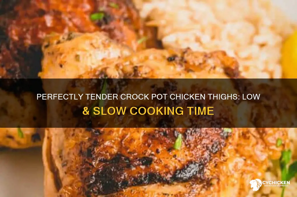 how long crock pot chicken thighs on low