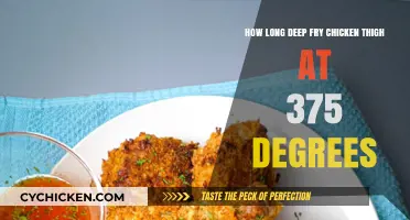 Perfectly Crispy Chicken Thighs: Deep Frying at 375 Degrees Guide