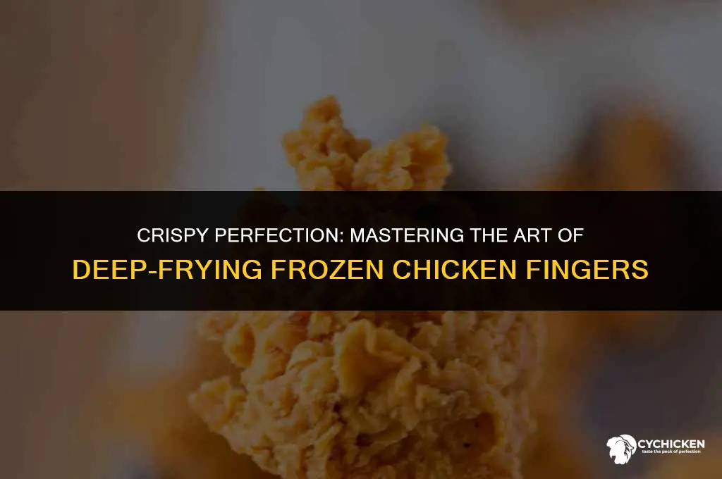 how long deep fry frozen chicken fingers