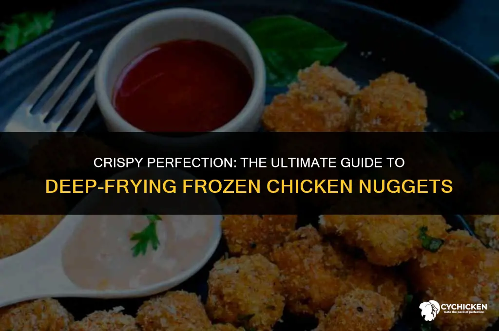 how long deep fry frozen chicken nuggets