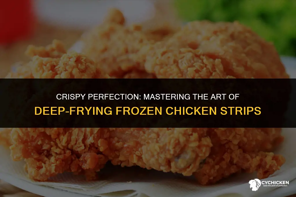 how long deep fry frozen chicken strips