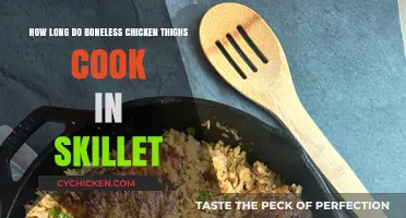 Perfect Skillet Boneless Chicken Thighs: Cooking Time & Tips