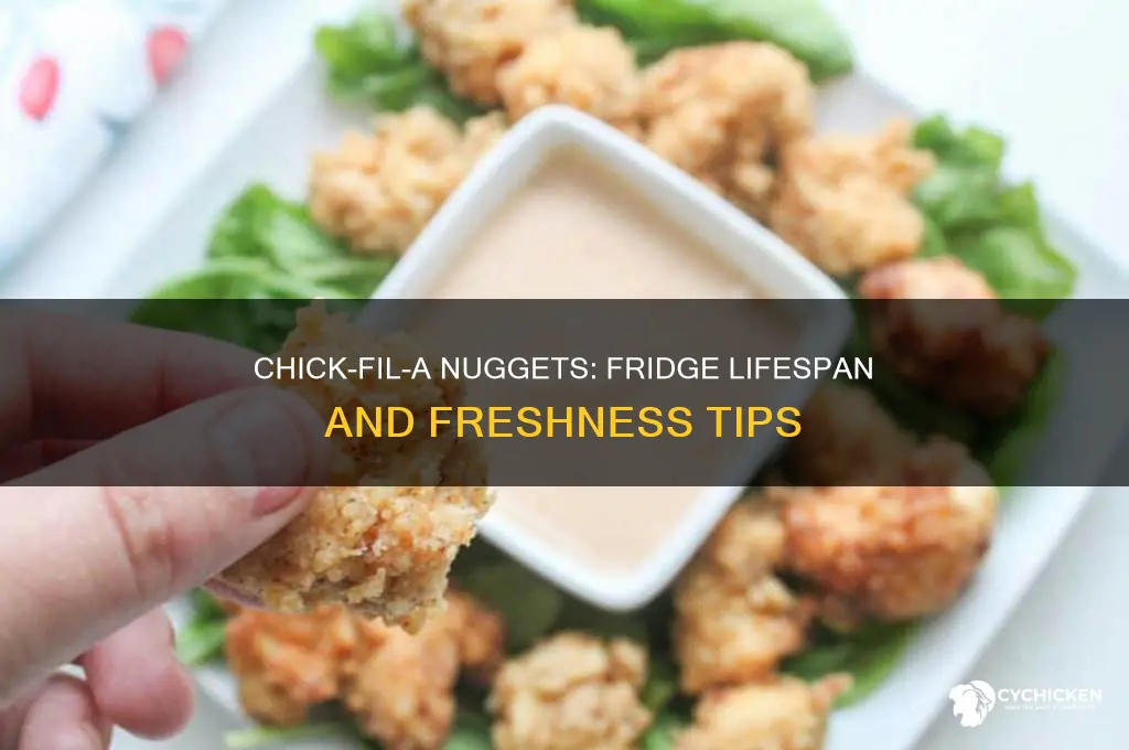 how long do chick-fil-a nuggets last in the fridge
