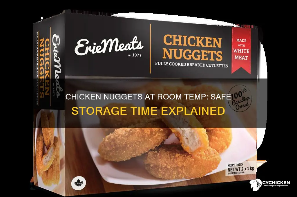 how long do chicken nuggets last at room temp